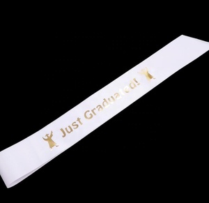 Hot Selling Glitter Black <strong>Congrats</strong> Grad Graduation Senior Just Graduated Sash for Graduation Party <strong>Decorations</strong> Supplies - Product Image 4