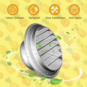 <span class=keywords><strong>Griglia</strong></span> <span class=keywords><strong>di</strong></span> <span class=keywords><strong>Ventilazione</strong></span> Aygrochy 100mm in Acciaio Inox X2 304 con Protezione Anti-Insetti, Design a Vite con Flangia, Made in China - Product Image 3