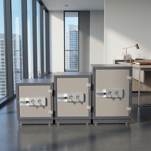 Coffre-fort électronique ignifuge de haute sécurité pour usage commercial avec serrure numérique - Armoire en acier pour bureau et documents - Product Image 1