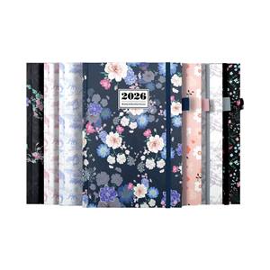 Planificador <span class=keywords><strong>de</strong></span> PU con impresión completa A5, diario <span class=keywords><strong>de</strong></span> negocios semanal y mensual, cuaderno lácteo con lazo para bolígrafo, envío rápido disponible - Product Image 1