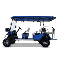 Carrito de Golf Eléctrico HUANLI Único de 4 Asientos con Batería de Litio de 60V, Motor de 5kW, Controlador de CA, Cargador Inteligente, Certificado CE