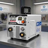 Nouvelle soudeuse MMA multifonctionnelle Haxiaoer Mini 220V avec affichage numérique, compatibilité universelle des prises sans air, 5.4kVA 30-250A