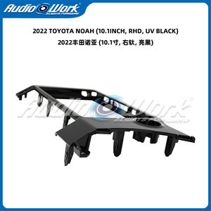 Uv noir pour 2022 TOYOTA NOAH cadre d'autoradio 10.1ch Fascia stéréo tableau de bord installer panneau de garniture Kit de plaque de voiture cadre de lecteur RHD - Product Image 3