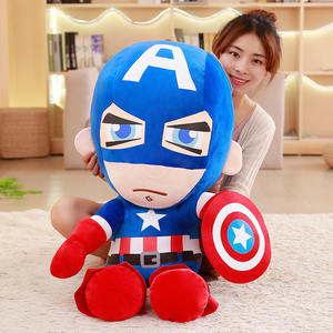 <span class=keywords><strong>Avengers</strong></span> Alliance Super Soft Peluche de Spiderman para Capitán América Iron Man Girly Heart Comforter PP Cotton Filled - Product Image 2