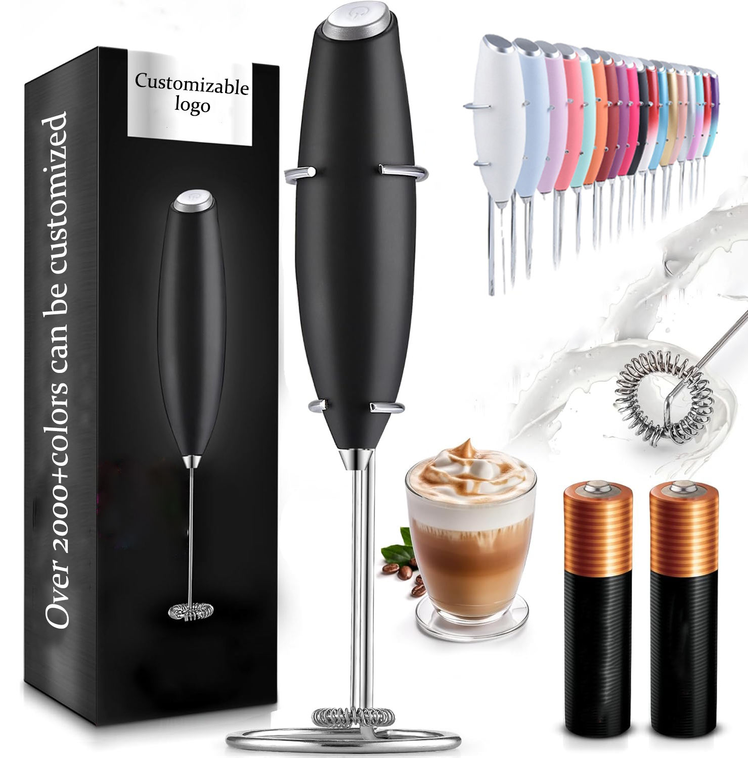 Best Selling Handheld Coffee Mixer USB Rechargeable 3-Speed Blender