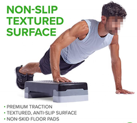 ONESTARSPORTS Prix d'usine Noir Trainer Work Out Step Réglable Gym Fitness Exercice Entraînement Aérobic Stepper