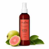 Spray protecteur thermique pour cheveux à la goyave, à l'avocat et à l'aloe vera, marque privée, pour démêler et contrôler les frisottis