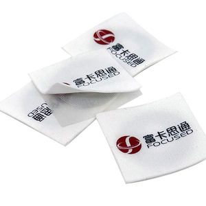 맞춤형 방수 재료 13.56Mhz 의류 NFC 213 칩 의류 내열 부직포 용 짠 라벨 Tags - Product Image 2