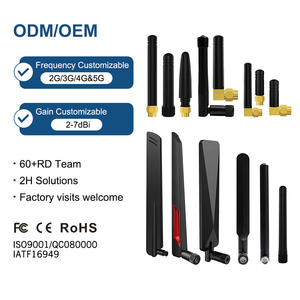 Antena de Alta Ganancia de 2.4G con Base Magnética, Antena Wifi Helicoidal, Antena de Comunicación Omnidireccional - Product Image 1