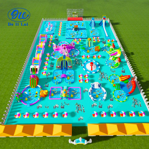 Parc aquatique gonflable personnalisable en plein air, toboggan aquatique gonflable, <span class=keywords><strong>piscine</strong></span>, parc aquatique à thème, <span class=keywords><strong>piscine</strong></span> extérieure - Product Image 1