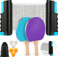 Ensemble de raquettes de tennis de table professionnelles pour l'entraînement et la compétition, raquettes de ping-pong personnalisées, raquette de tennis de table professionnelle