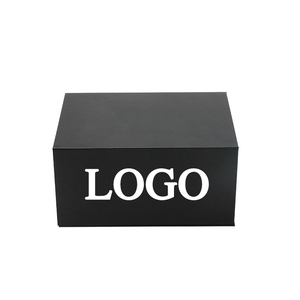 Boîte artisanale personnalisée noire de haute qualité pour hommes montre bijoux produits de soins de la <span class=keywords><strong>peau</strong></span> emballage écologique boîte cadeau d'anniversaire surprise - Product Image 1