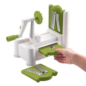 Fast Shipping Order Quantity Stainless Steel Ergonomic Manual Curly Veggie Kitchenware Helper <b>Shredder</b> - Product Image 1