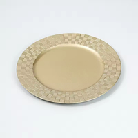 Assiettes décoratives en spirale florale argentées pour service de repas de fête, assiettes de présentation en plastique