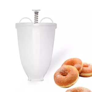 Couleur blanche Gâteau Cuisson Donut Cookie Moule Ménage Outils De Cuisson Donut Maker Distributeur Buttercream Outil