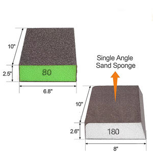 6.8*10*2.5 "אלומיניום תחמוצת אלומיניום sanding ספוג בלוק לק יבש רטוב טחנת מים - Product Image 5