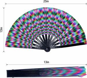 Nouveaux styles 2023 : Éventails pliables en soie peints à la main, style chinois, pour hommes et femmes, vente en gros d'usine, pour la décoration intérieure - Product Image 3