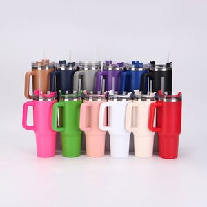 Termo de Acero Inoxidable de 40oz con Asa, Gran Capacidad, Portátil para Exteriores, para Bebidas Frías, Nuevo - Product Image 4