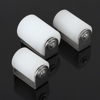 Rouleau de porte coulissante en acier inoxydable 201 avec poulie en nylon, diamètre 40 mm, épaisseur 50 mm, rail de guidage de positionnement de porte