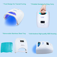 Nouvelle Lampe LED Professionnelle Sans Fil 48W Haute Puissance pour Séchage de Vernis à Ongles, Machine à Manucure et Nail Art