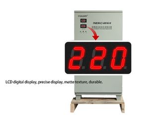 Duy nhất giai đoạn 5KVA 3KVA 20kva 40kva 60kva SVC servo tự động điện áp ổn định 220V nhà điều chỉnh điện áp vật liệu đồng AC - Product Image 4
