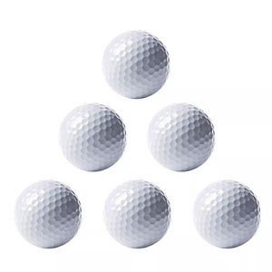 Balles <span class=keywords><strong>de</strong></span> <span class=keywords><strong>golf</strong></span> d'entraînement durables à logo personnalisé, 2 couches <span class=keywords><strong>de</strong></span> Surlyn, pour l'entraînement au <span class=keywords><strong>golf</strong></span>, cadeau - Product Image 3