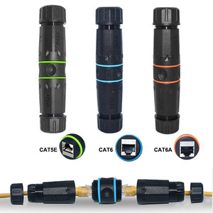 Mới nhất 2024 IP68 không thấm nước <span class=keywords><strong>RJ45</strong></span> Coupler <span class=keywords><strong>Adapter</strong></span> CAT6 <span class=keywords><strong>STP</strong></span> ngoài trời Ethernet <span class=keywords><strong>RJ45</strong></span> không thấm nước doanh - Product Image 1