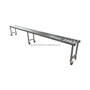 Çok sanayi için Naili konveyör, elektriksiz paslanmaz çelik hareketli ve sabit makaralı konveyör ayarlanabilir hız lastik bant - Product Image 5