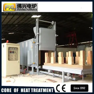 Alta qualidade bogie hearth máquina calor tratamento resistência aço recozimento forno