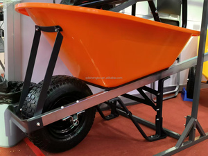 Carretilla de metal de hormigón para construcción de jardines, carretilla de servicio pesado, carretilla australiana de EE. UU. - Product Image 6