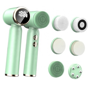 Brosse nettoyante électrique portable en silicone pour le visage, nettoyage en profondeur, chaud et froid - Product Image 2