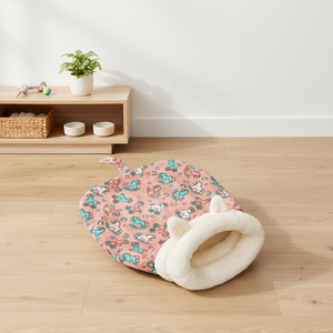 Invierno suave túnel gato nido Cordero polar mascota saco de dormir cerrado gato saco de dormir gatito arena pequeño perro dormir nido - Product Image 1