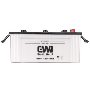 Batterie de système électrique automobile 12V 150AH MF de haute qualité pour voitures, vente directe d'usine, norme JIS, état neuf - Product Image 1