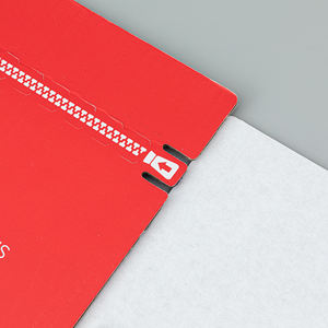 定制红色豪华配件手链珠宝包装套装紫外优势纸和纸板箱带箔规格 - Product Image 2