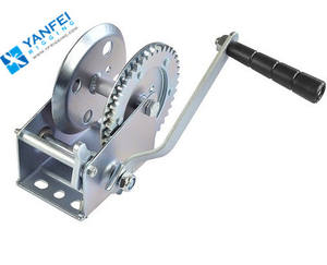 פלדת חוט חבל Spur Gear ידני יד כננת עם כבל וו עבור משיכת או הרמת ימי יד הילוך כננת - Product Image 4