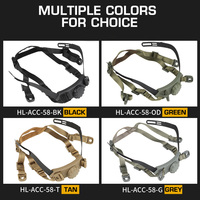Bande de verrouillage tactique pour casque CS jeu de tir système de Suspension intérieur réglable mentonnière pour casque
