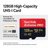 Untuk SDSQXCJ-128G-GS6MA Kartu SD TF Baru Original 128GB SDXC UHS-I U3 V30 250/120MB/s Grosir Massal
