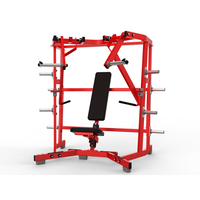Machine à Crunch Abdominal à Charge Libre en Métal, Équipement de Gym Commercial avec Fonctionnalités de Sécurité pour l'Entraînement de la Force et le Renforcement du Tronc