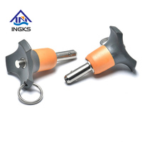 Acier inoxydable 304, 6 mm, 8 mm, 10 mm, goupille à ressort à trois fleurs à dégagement rapide, zinguée, pour toile de voilier et capote Bimini