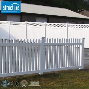 Disegni di recinzioni da giardino bianche con picchetto in plastica PVC di alta qualità - Product Image 2