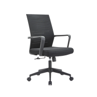 Chaise de bureau ergonomique pivotante en tissu, chaise de direction réglable en maille, mobilier de bureau commercial à prix abordable