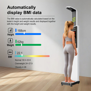 Báscula Médica Ultrasónica de Altura y <span class=keywords><strong>Peso</strong></span> HW-900C con Cálculo de IMC, Pantalla LED, Personalización OEM/ODM, Precisión de 0.1 kg - Product Image 3