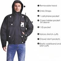 Veste de travail de sécurité pour hommes européens, bleue, doublée, avec logo personnalisé, classe 3 ANSI, réfléchissante, pour l'hiver, pantalon de travail pour équipe