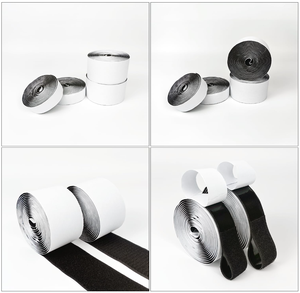 Sujetador de poliéster de nailon, tela de gancho y bucle autoadhesiva elástica ecológica para cinta mágica, cinta de sujeción elástica - Product Image 4