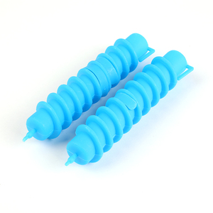 Toptan özel plastik Spiral saç düzleştirici perma çubuk Salon kuaför araçları saç yok hasar Spiral çubuklar - Product Image 4