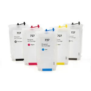 Supercolor For Hp727 727 728 Refill Ink Cartridge Empty Cartridge With Chip For Hp DesignJet T1530 T920 T1500 T2500 T930 Printer