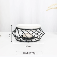 Diffuseur d'arômes romantique en métal, style nid d'oiseau, pour cire fondue et huiles essentielles, délicat, pour la maison et les mariages