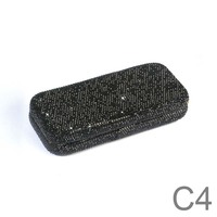 Nouvelle boîte à lunettes, boîte à lunettes de soleil en PU, boîte à miroir, emballage brillant, étui rigide, pochette pour lunettes de soleil