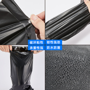 ถุงส่งของแบบกันน้ำสีดำหนาพิเศษ ถุงส่งของลายนูนสำหรับบรรจุภัณฑ์อีคอมเมิร์ซ ปรับแต่งโลโก้ได้ - Product Image 3