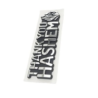 Emblème de voiture en plastique ABS chromé personnalisé, logo 3D, badge de voiture, autocollant de lettre, emblèmes de voiture, badges de voiture en vente en gros
